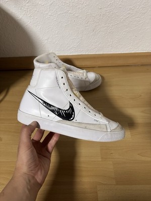 Nike blazer sketch Weiß schwarz white black 7 40 