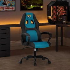 Ergonomic Adult Racing Leather Gaming Chair (Jax Logo)