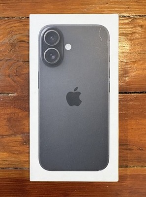 Apple iPhone 16  *EMPTY BOX ONLY* Black 128gb