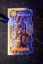 5X 1 WASHINGTON DC Goldback Aurum Gold Foil Note 1/1000 oz 24kt .999 Fine GOLD