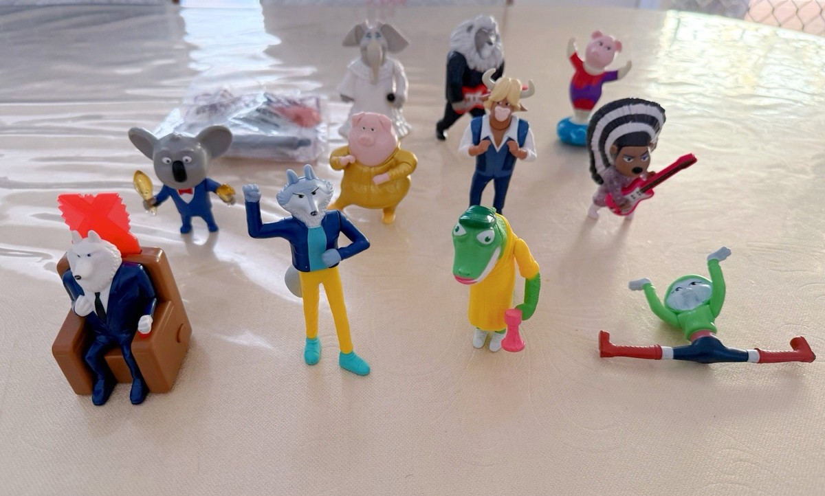 McDonalds 2021 Happy Meal Toys Sing 2 Complete Full Set Of 12