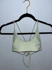 ROMWE LIGHT GREEN BIKINI TOP. SMALL
