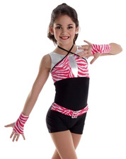 Lot of 7 Trashin The Camp 1-CXL, 1-AS, 4-AM, 1-AL Dance Costume Unitard  Gloves