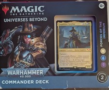 MTG Universes Beyond Warhammer 40K Commander Deck Forces of the Imperium New
