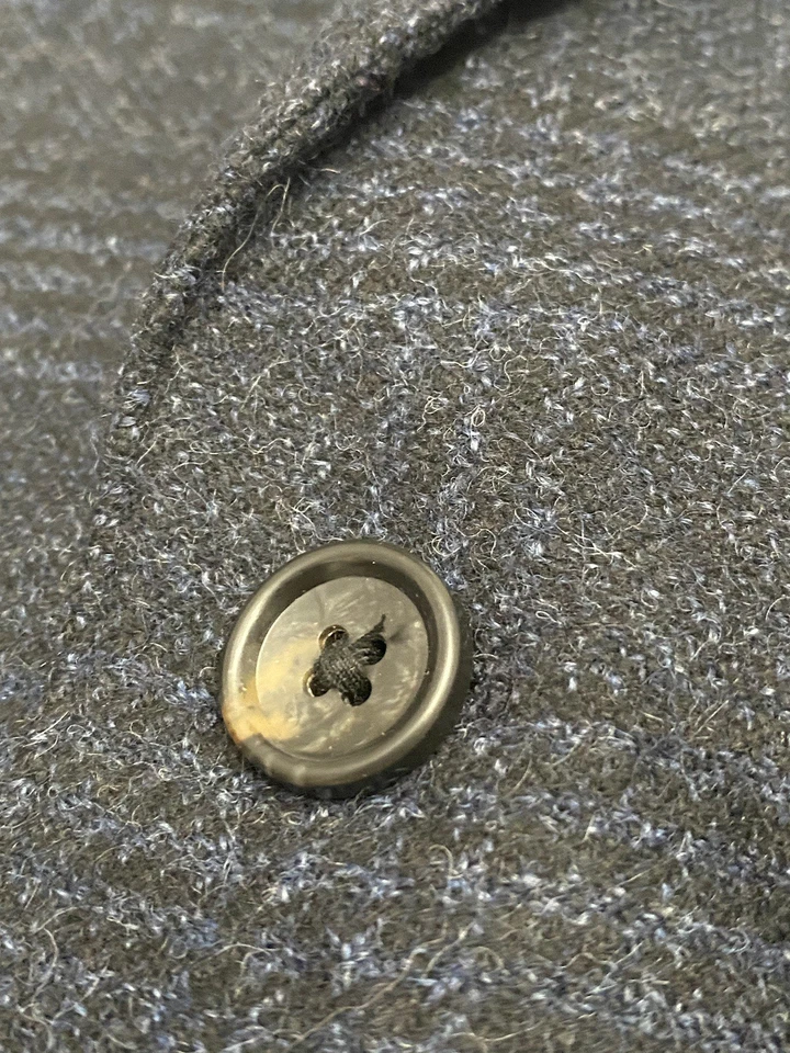 Bonobos Blazer Mens 42R Blue Black Plaid Nova Fides Italian Wool Sport Coat - Image 3 of 4