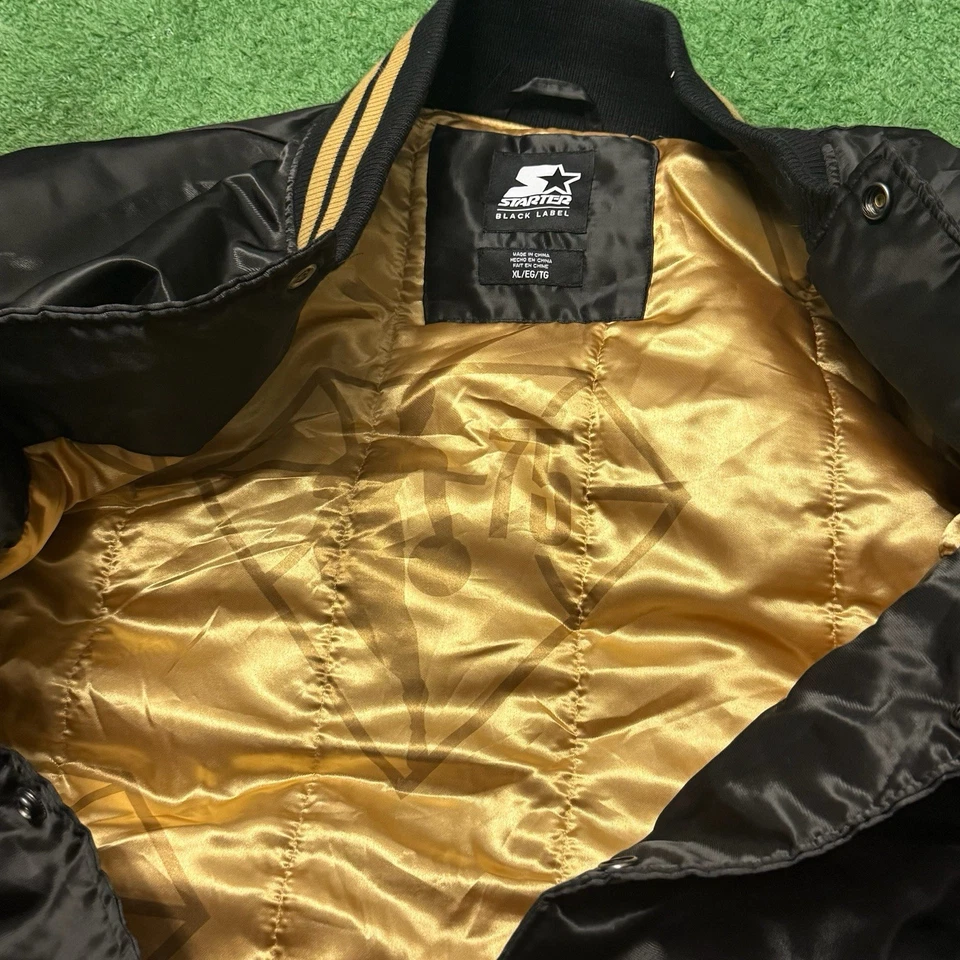 Phoenix Suns NBA Starter Jacket Rakuten Edición Limitada 75º Negro Dorado Talla XL Foto 3 de 4