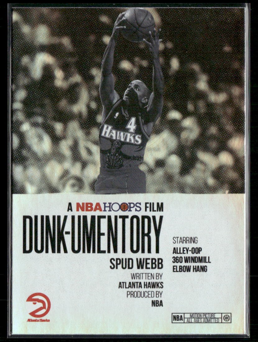 2025-26 Hoops #D-7 Spud Webb Dunk-umentory Rainbow