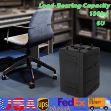 Rack Case 6U Rack Case Dust-Proof 6U Rack Case w/ Microphone Storage Compartment