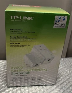 TP-LINK TL-PA4016P KIT AV600 Kit de démarrage Powerline Passthrough Nouveau scellé