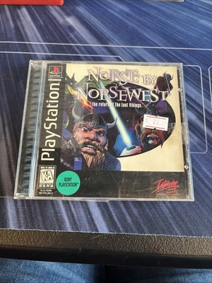 Norse by Norsewest The Return of the Lost Vikings PS1 PlayStation CIB