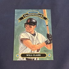 Will Clark 1991 Donruss Diamond Kings Insert Card #DK-2