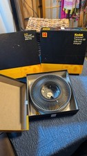3x Kodak Carousel Transvue 80 Slide Tray with Boxes 35mm Slide Projector