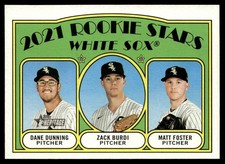 2021 Topps Heritage 2021 Rookie Stars - White Sox - Matt Foster/Dane