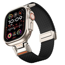 Braided Stretchy Magnetic Band for Apple Watch Bands 49mm 46mm 45mm 44mm 42mm...