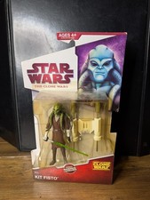 Star Wars Clone Wars 2009 Kit Fisto CW05 Action Figure NIB