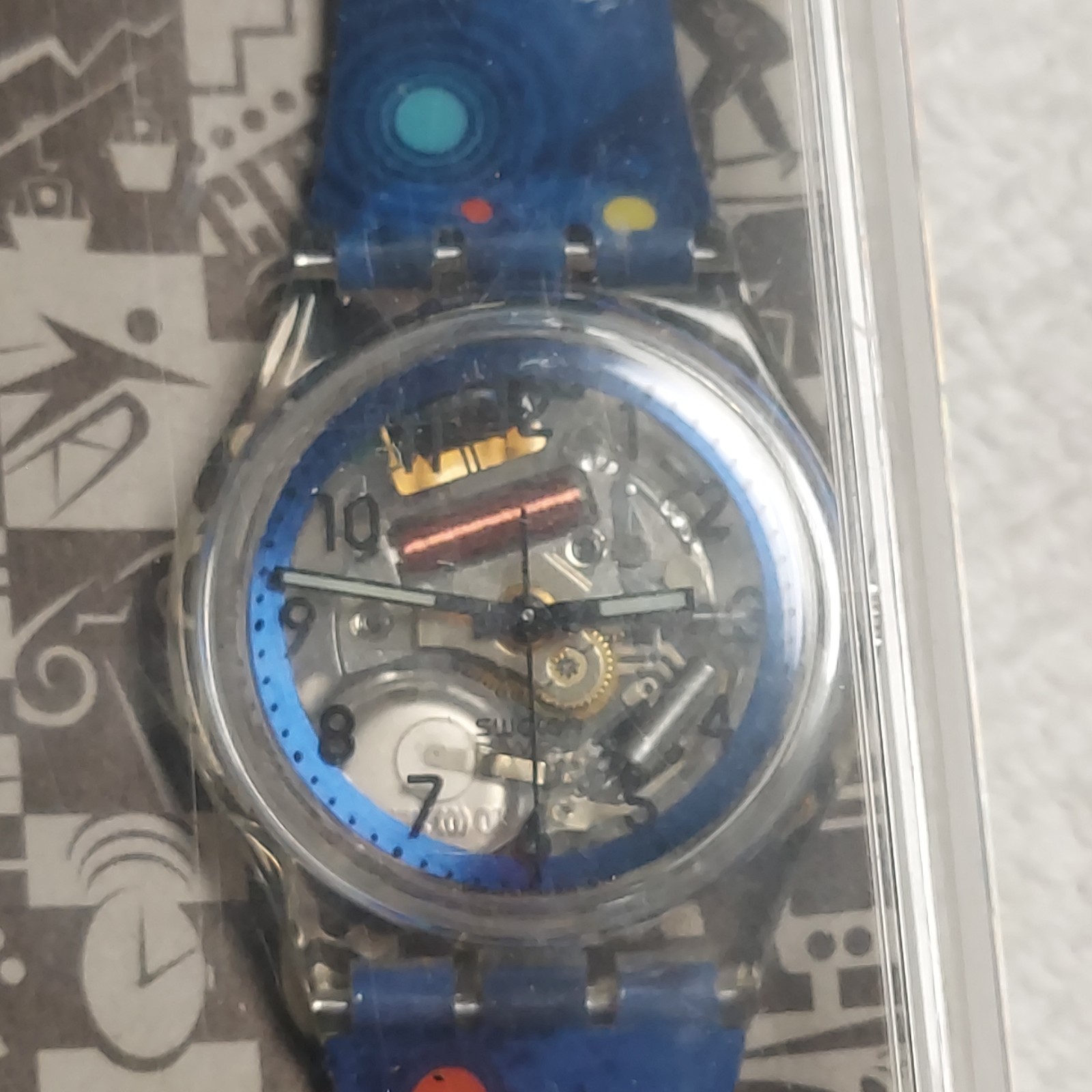 Vtg SWATCH Access WATCH KeyWatch Function 1994 Zu… - image 2