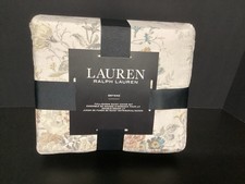 RALPH LAUREN Gwynne Floral Duvet Cover 3-Pc. Set Full/Queen Cream