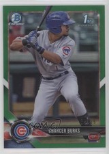 2018 Bowman Chrome Prospects Green Refractor /99 Charcer Burks #BCP170 y8h