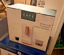 Café Affetto Automatic Espresso Machine & Frother - White - Never Used