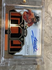 🔥🔥2024 LUIS MATOS 1/1 TOPPS TIER ONE TRIPLE PATCH RELIC ROOKIE AUTO  🔥🔥