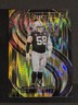 2024 Select Black Orange Shock Prizm #148 Jackson Powers-Johnson RC Raiders
