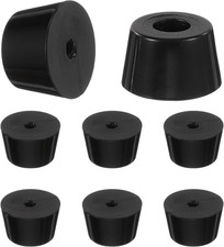 8Pcs Anti Vibration Rubber Feet 1.1"L x 0.6"W x 0.7"H 0.2"Dia Isolator Rubber