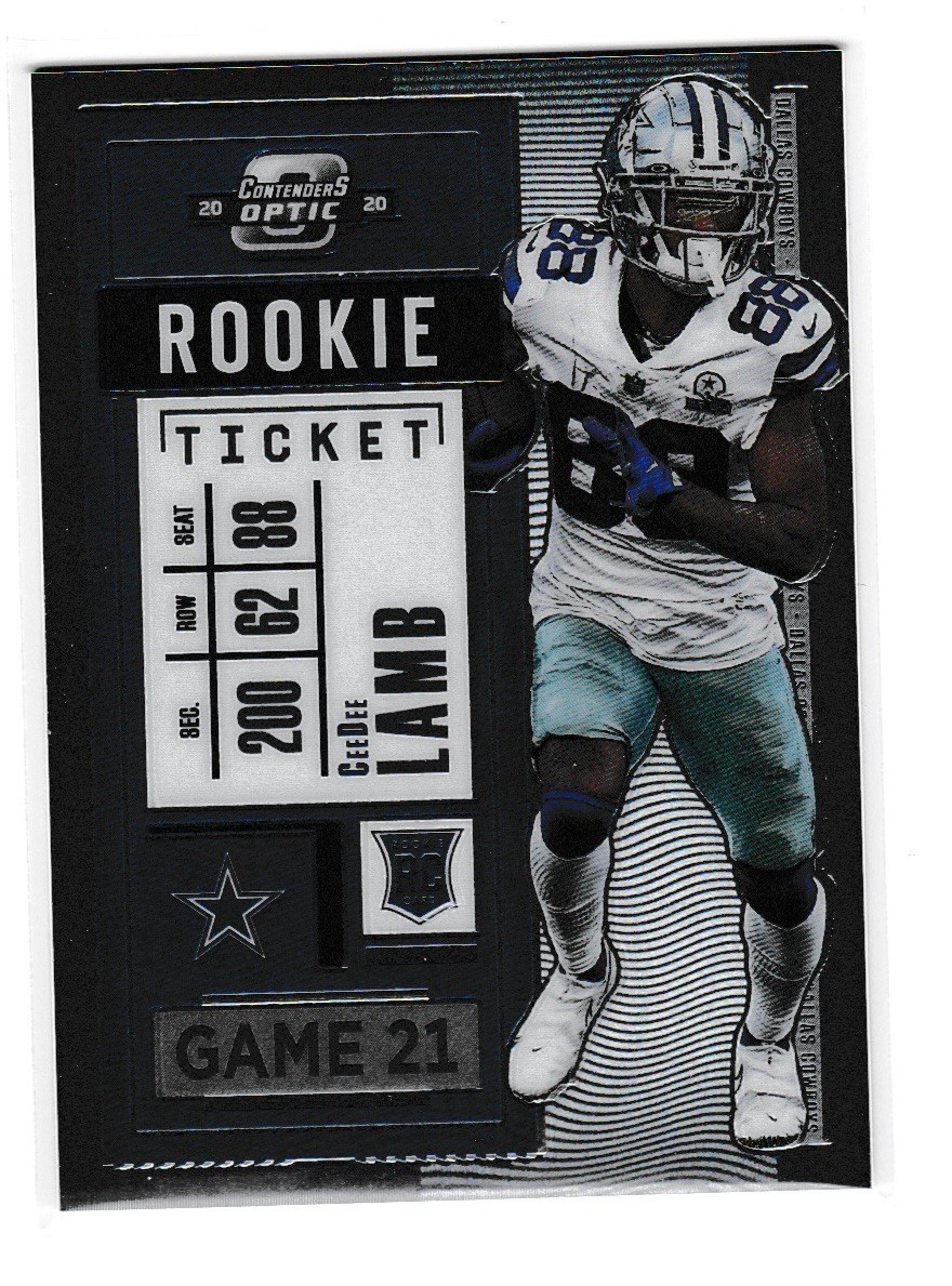 2020 Panini Contenders Optic - Rookie Ticket CeeDee Lamb #65 (RC)