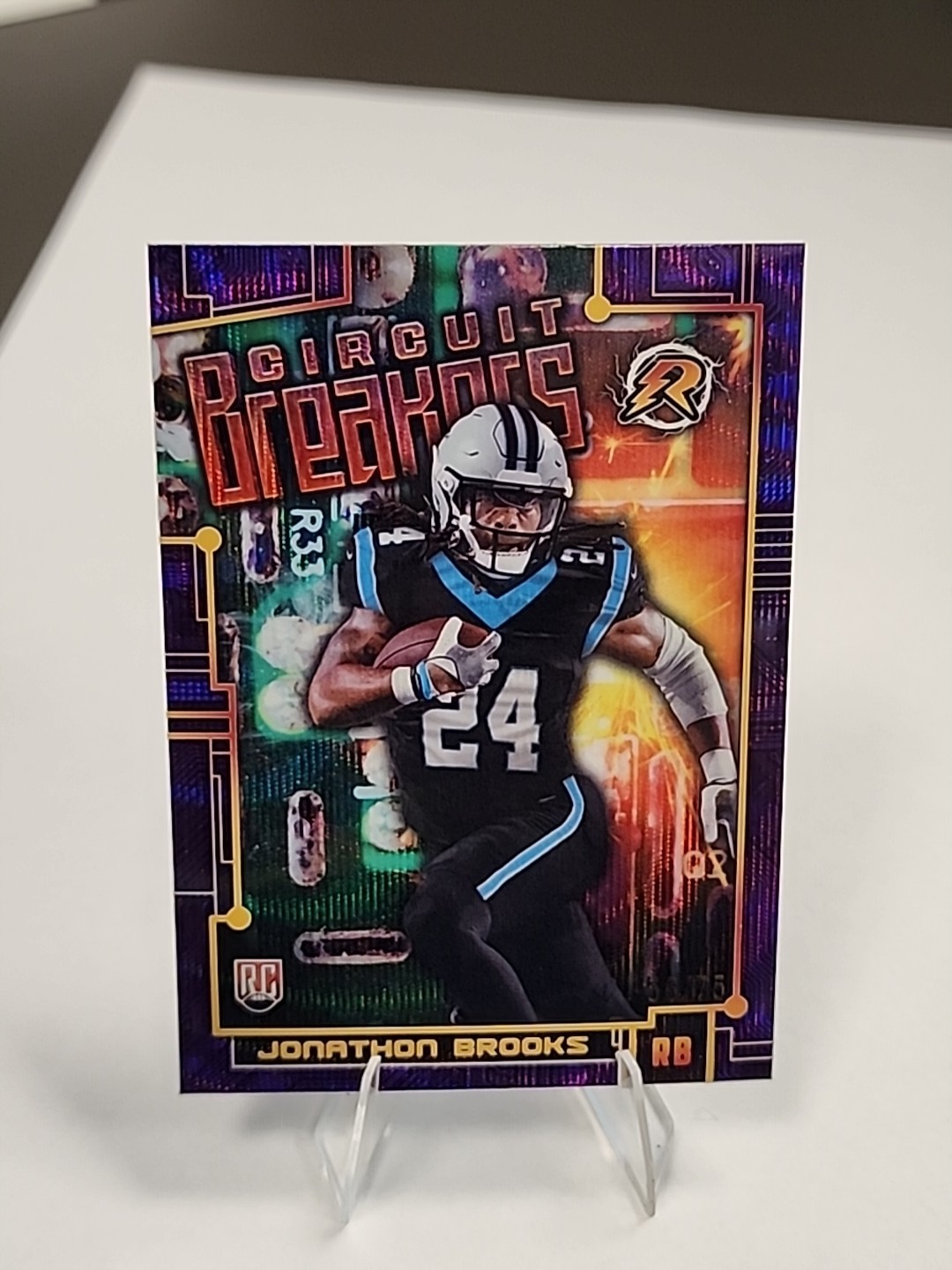 JONATHON BROOKS 2024 TOPPS RESURGENCE ROOKIE CIRCUIT PURPLE RC /75