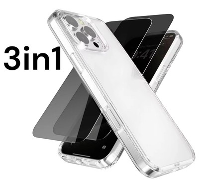 handyhülle Panzerfolie Für iPhone 17 16 15 14 13 12 11 Pro Max Sichtschutz Glas