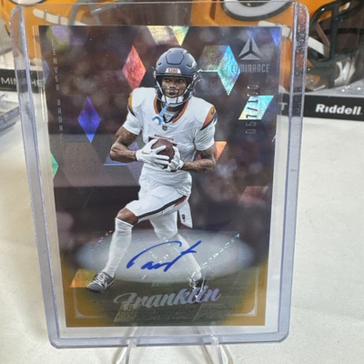 #ad #ad 2025 Panini Luminance Troy Franklin Gold Diamond Auto 100 🔥 Broncos $15.00