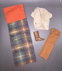 VINTAGE Mattel KEN #7706 GET UPS 'N GO OUTFIT SAFARI & ADVENTURE 1973 CLOTHES