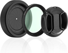 Adjustable Iris Aperture Diaphragm M30 to M37 Adapter Optical Aperture Tool