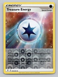 Treasure Energy 165/203 Reverse Holo Evolving Skies