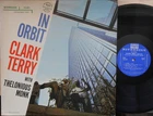 Clark Terry with Thelonious Monk 2nd Press US LP In orbit VG+ '58 DG Riverside