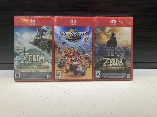 New ListingNintendo Zelda Tears of the Kingdom Mario Kart World Switch 2 Multiplayer amiibo