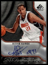 2009-10 SP Game Used #S-AA Alexis Ajinca SIGnificance
