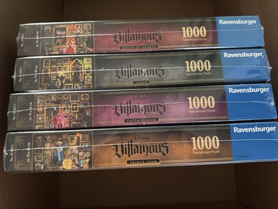 Set of 4 Ravensburger 1000 Piece Disney Villainous Puzzles New Factory Sealed