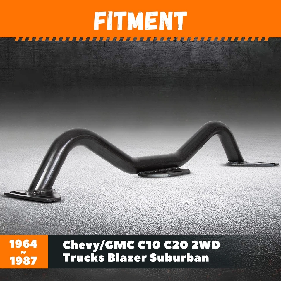 Adjustable Transmission Crossmember Steel For 63-87 Chevy/GMC C10 C20 2WD Trucks - Image 3 of 4