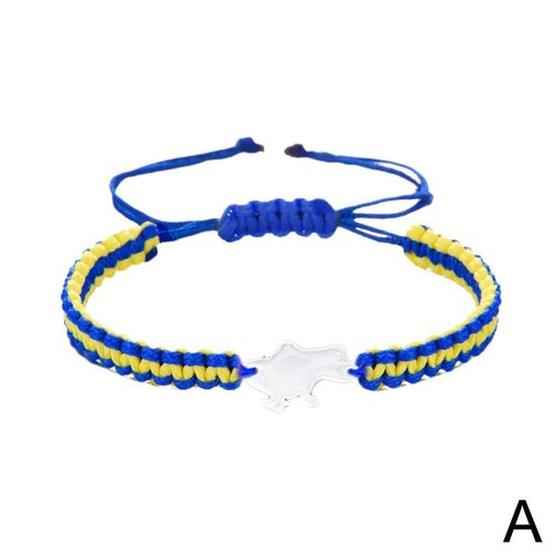 1x Hand-Woven Bracelets Ukraine String Braided Bracelets Bracelets Ukraine K5W3 - Picture 12 of 14