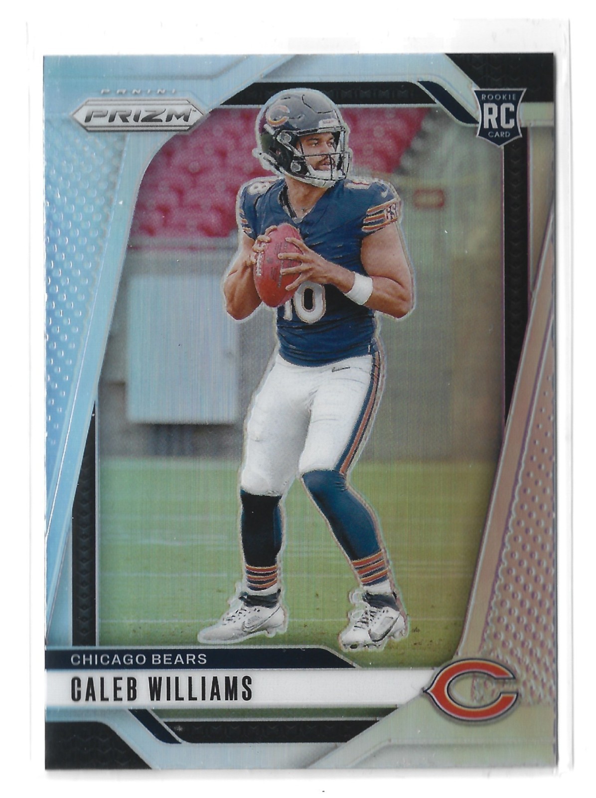 2024 Panini Prizm Caleb Williams #301 Silver Prizm (RC) Chicago Bears