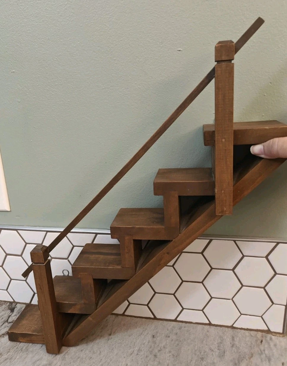 Vintage Wood Shelf Wall Art Decor Home Display Knickknack Staircase cottagecore