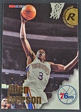1997 Fleer Skybox Allen Iverson #295 Rookie Philadelphia 76ers Basketball Card. rookie card picture
