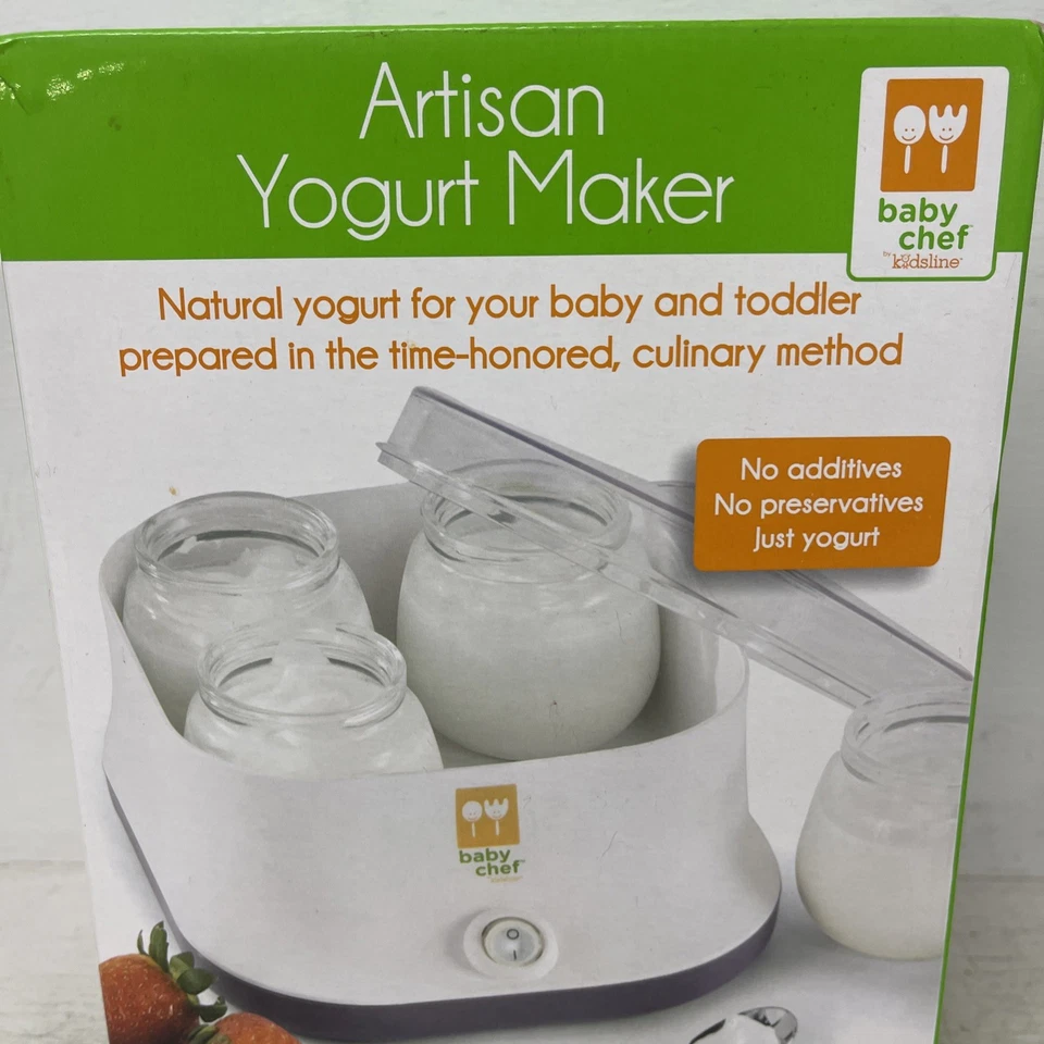 Kidsline Baby Chef Yogur Artesanal Comida Natural Bebé Libre de BPA Foto 2 de 4