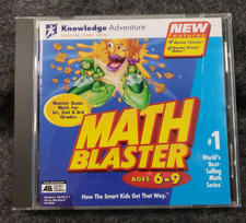 Math Blaster Ages 6-9 PC CD-ROM Learning Game 1998  ........      C14B1 
