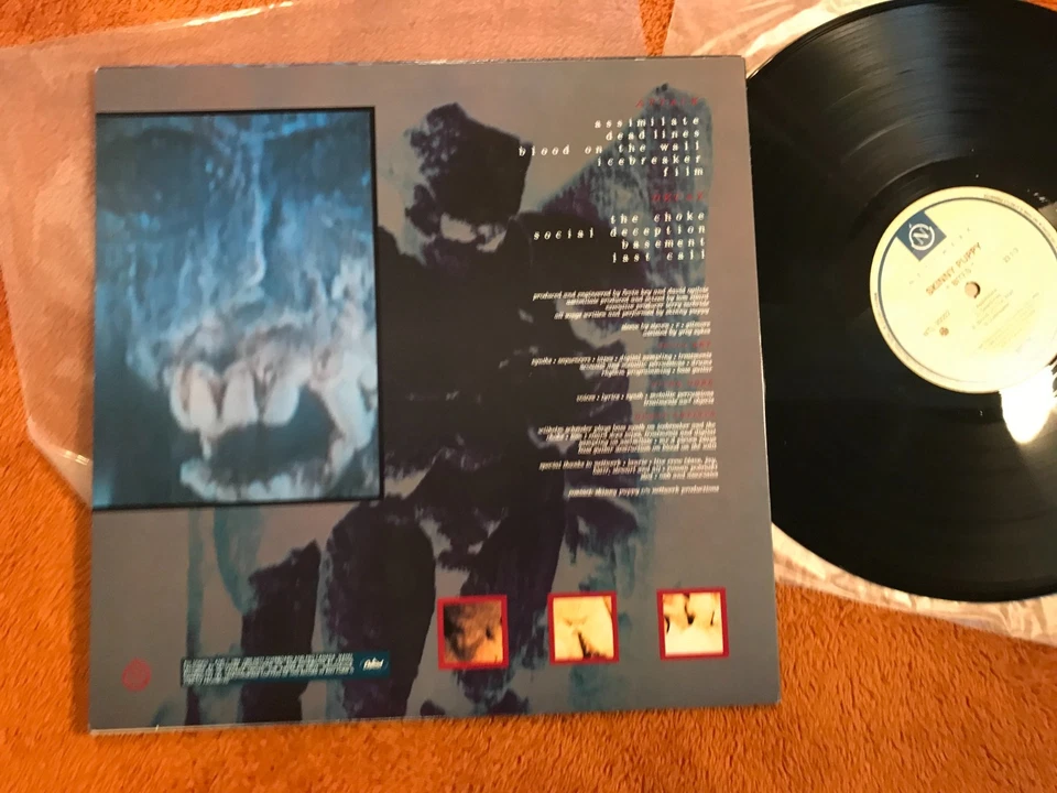Skinny Puppy Bites 1986 Vinyl Nettwerk NTL-30002 canada press re lp goth industr Foto 3 de 3
