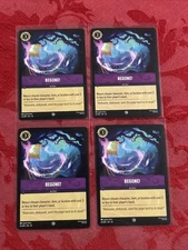 4x Lorcana Whispers in the Well - Begone! - 61/204 x4