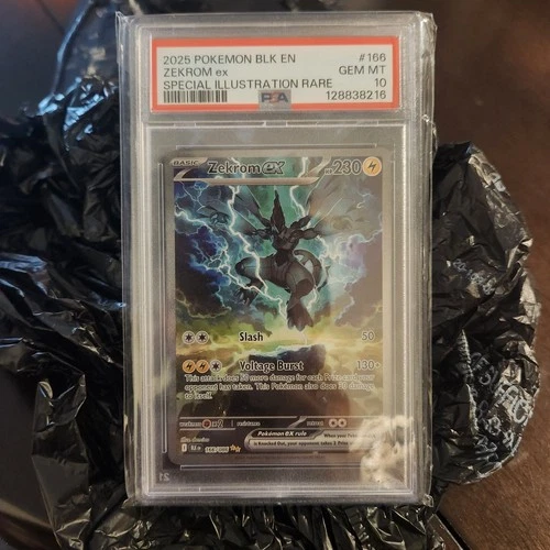 Zekrom ex PSA 10 166/086 SIR 2025 Black Bolt