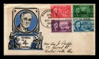 US COVER ROOSEVELT MEMORIAM FDC COMBO SCOTT 930 931 STAEHLE CACHET CRAFT