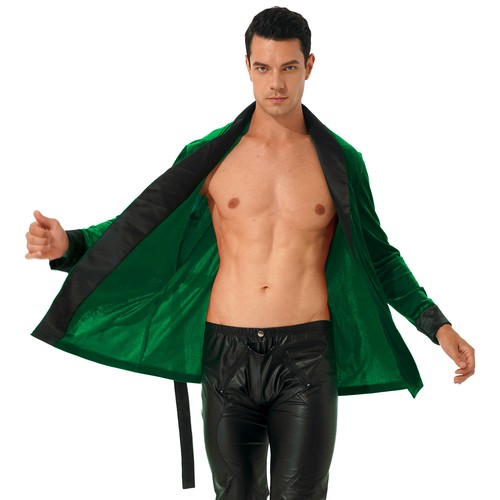 Unisex Adultos Albornoz Terciopelo Suave Kimono Bata Tema Navidad Disfraz Ropa de dormir - Imagen 30 de 39