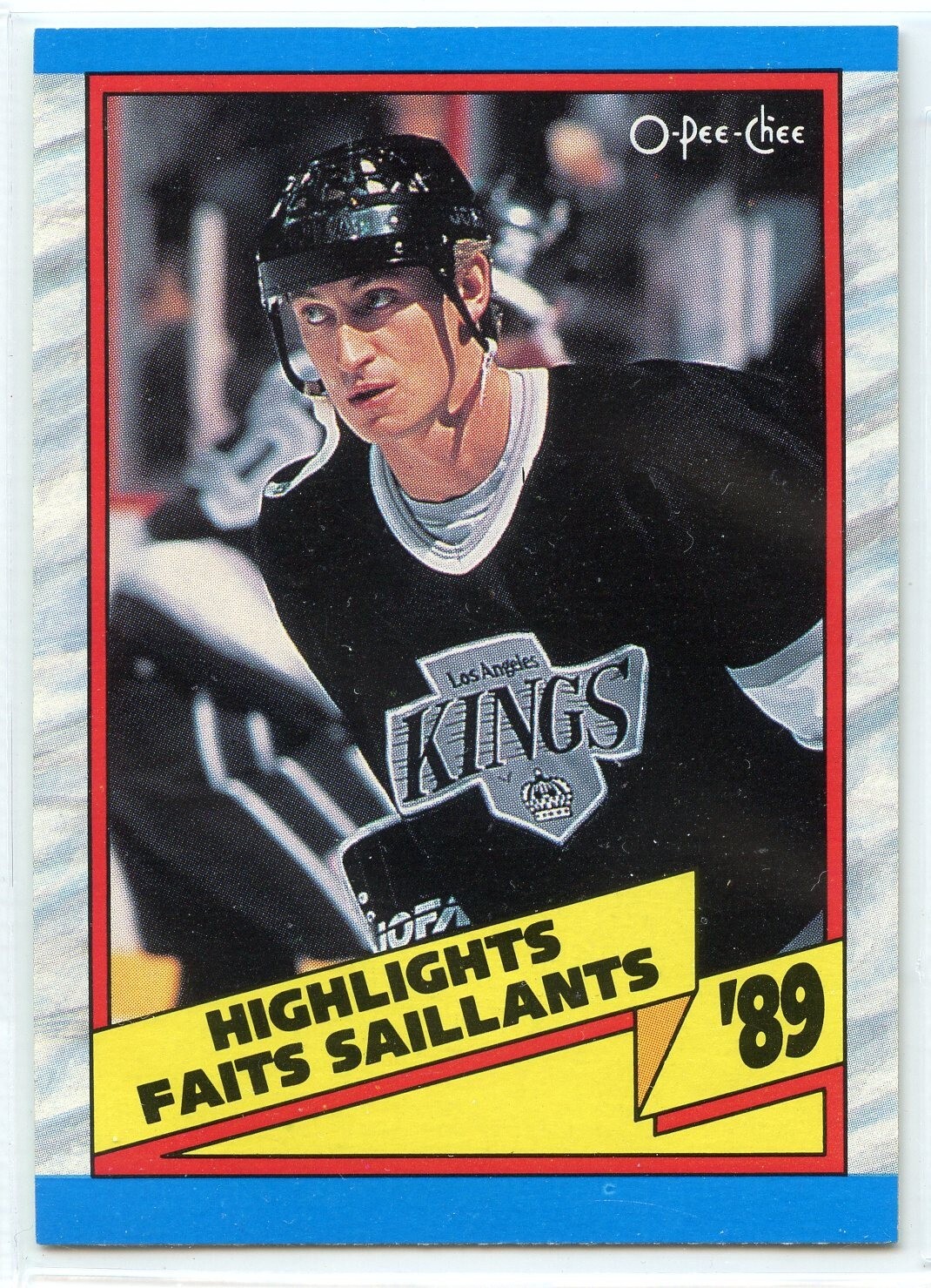 1989-90 O-Pee-Chee Hockey - #325 - Wayne Gretzky - Los Angeles Kings
